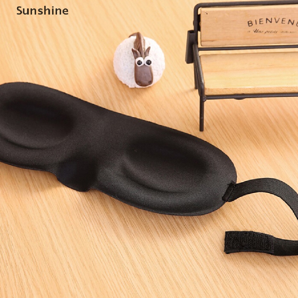 [Hàng mới về] Mặt nạ bịt mắt ngủ 3D mềm giúp thư giãn khi du lịch