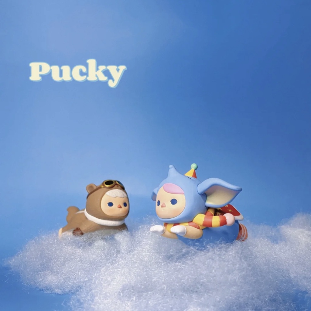 ★Hgtoys★Búp Bê Popmart PUCKY Flight Series Mystery Trang Trí