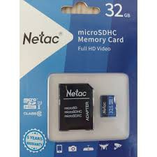 [Mã 2404EL10K giảm 10K đơn 20K] Thẻ nhớ Netac 32G chính hãng