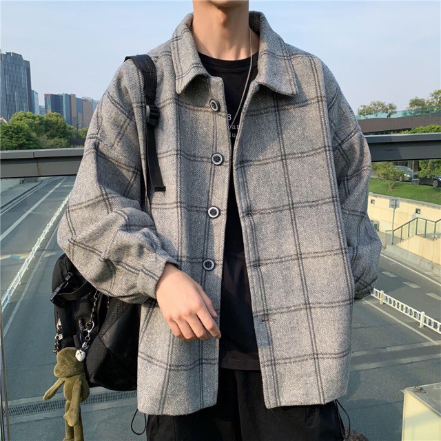 _Áo vest dạ kẻ ( 2 màu ) .