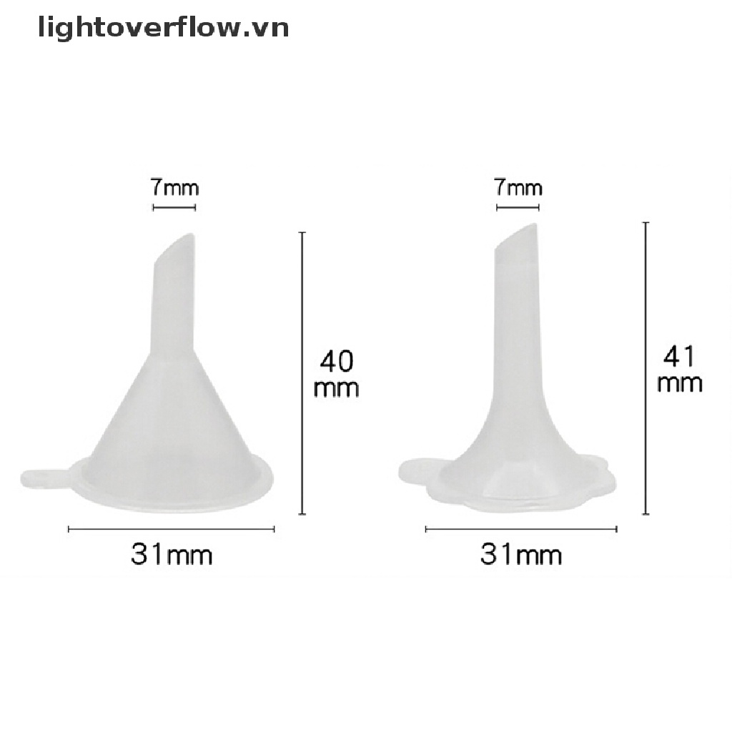 Bộ 2 Phễu Nhựa Nhỏ Dùng Trong Phòng Thí Nghiệm  Set 2 Phễu Nhựa Nhỏ Dễ Thương  Bộ 2 Đĩa Nhựa Plas Thời Trang