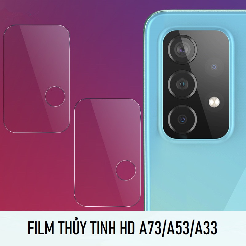 Miếng Dán Bảo Vệ Camera Samsung Note 20 Ultra/ Note 20, Samsung A73 5G/ A53 5G/ A33 5G Trong Suốt Tránh Trầy Xước