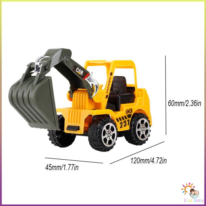 Cậu bé Đồ chơi Ô tô Máy xúc Màu Ngẫu nhiên Trẻ em Quán tính Mô hình Xe Kỹ thuật