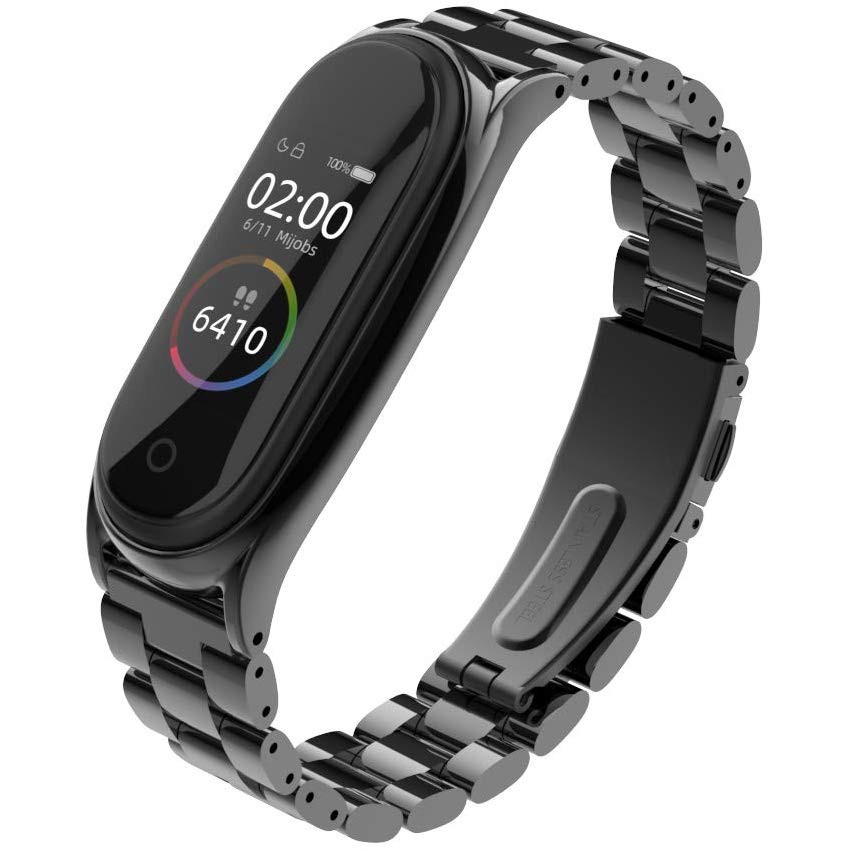 Dây Đeo Không Gỉ Kiểu Dáng Thời Trang Dành Cho Xiaomi Mi Band 6 / 5 / 4 / 3