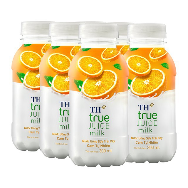 NƯỚC UỐNG SỮA TRÁI CÂY TỰ NHIÊN - TH TRUE JUICE MILK 300ml - đủ 2 vị