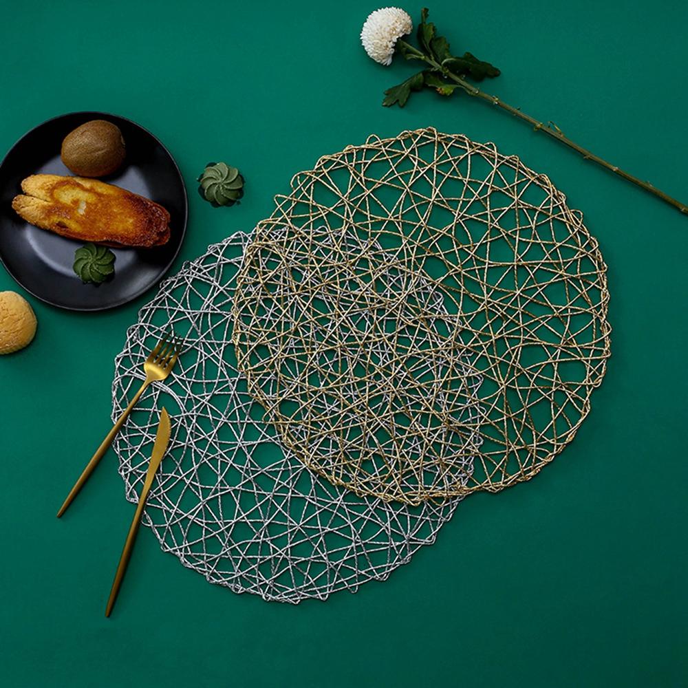 Thảm Lót Bàn Ăn Dệt Sợi Cao Cấp 38cm