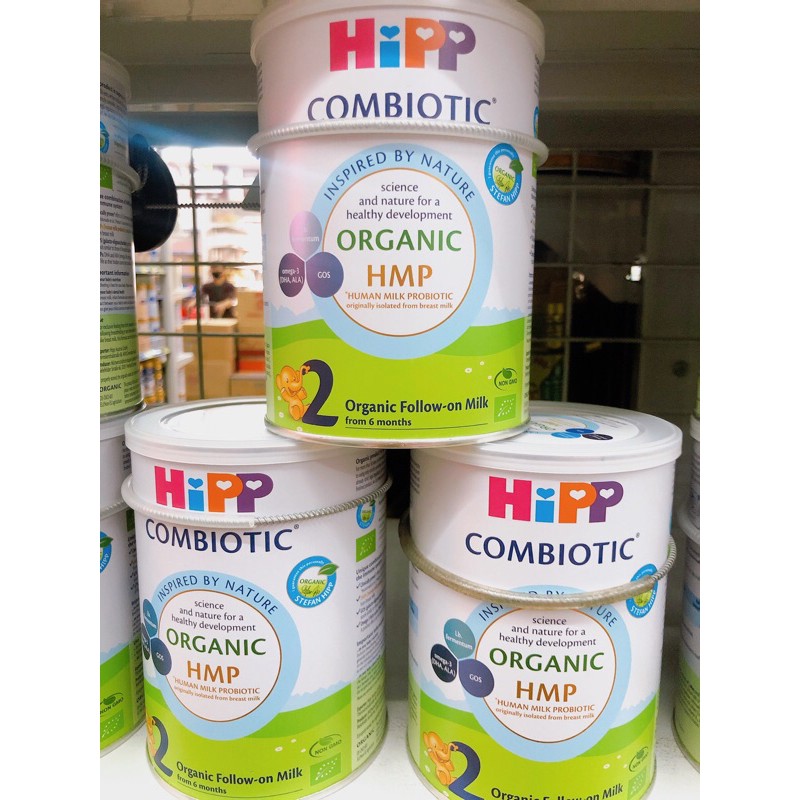 Sữa Hipp Combiotic Organic số 2 350g dành cho bé từ 6 tháng.