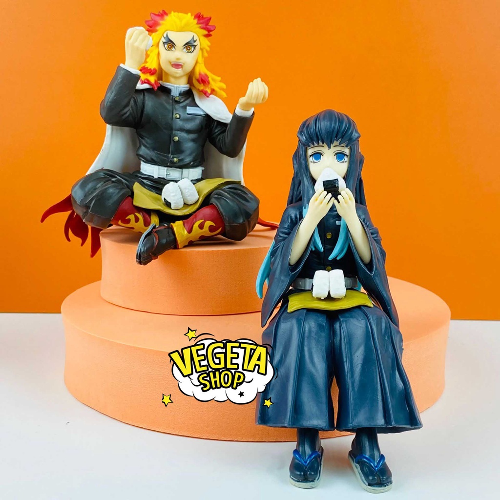 Mô hình Kimetsu No Yaiba - Thanh gươm diệt quỷ Tanjiro Nezuko Zenitsu Inosuke Rengoku Giyu Shinobu Tokito Iguro Kanroji
