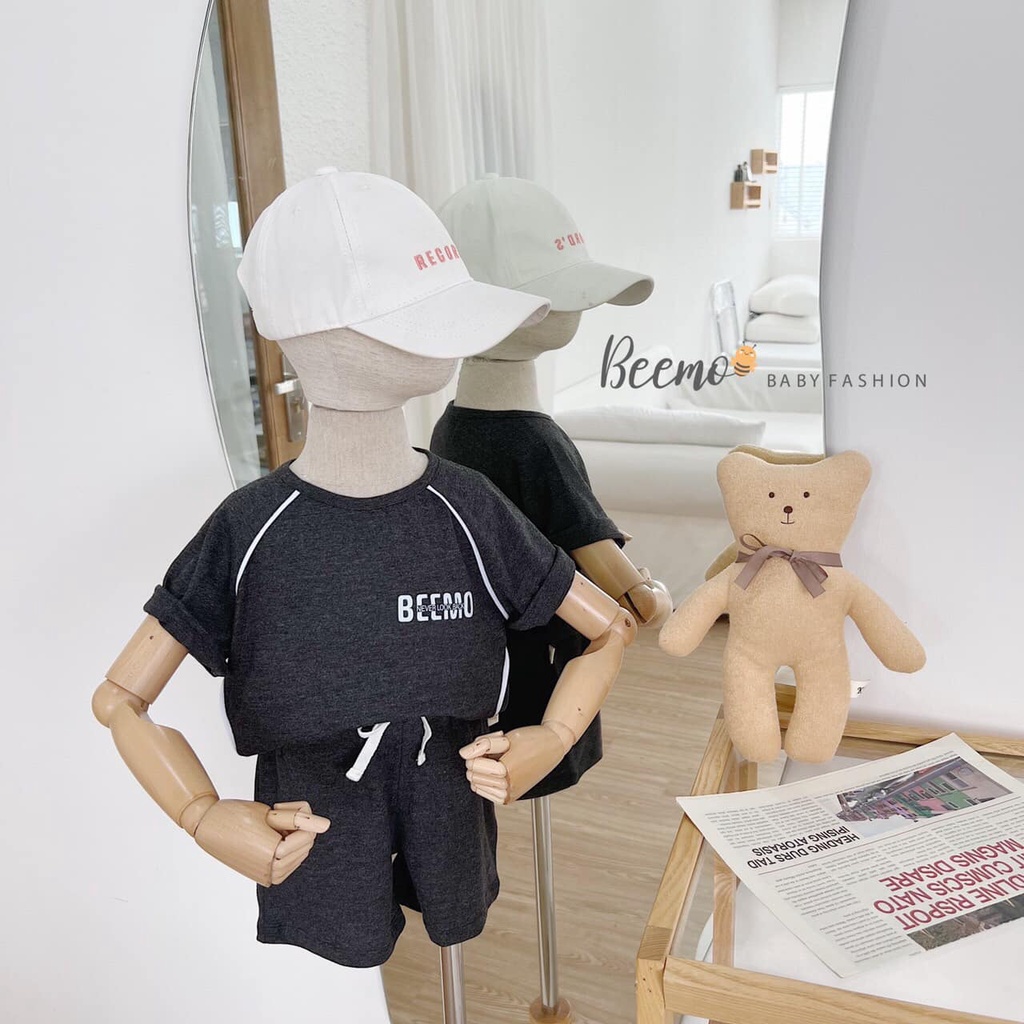 Bộ cotton thể thao cộc tay Beemo cho bé.
