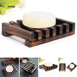 Khay gỗ đựng bánh xà phòng kiểu dáng cổ điển tiện dụng cho phòng tắm