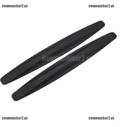 Miếng Dán 1 Cặp đôi  Bằng Sợi Cacbon carbon Bảo Vệ 4 Góc Cạnh Xe Hơi ô tô cabon cản trước sau bumper chống trầy kính hậu