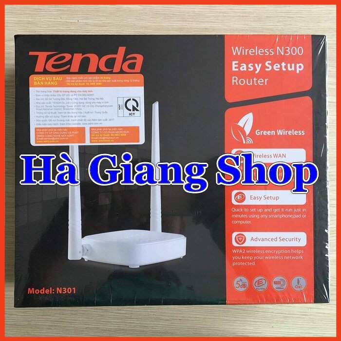 Bộ Phát Wifi Tenda N301 - NPP HGS
