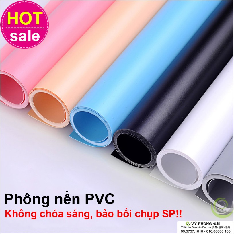 Phông nền chụp ảnh PVC 100cm màu trơn CHỤP HÌNH PPVC100x100-01,2,3,4,5,6,7,8,9