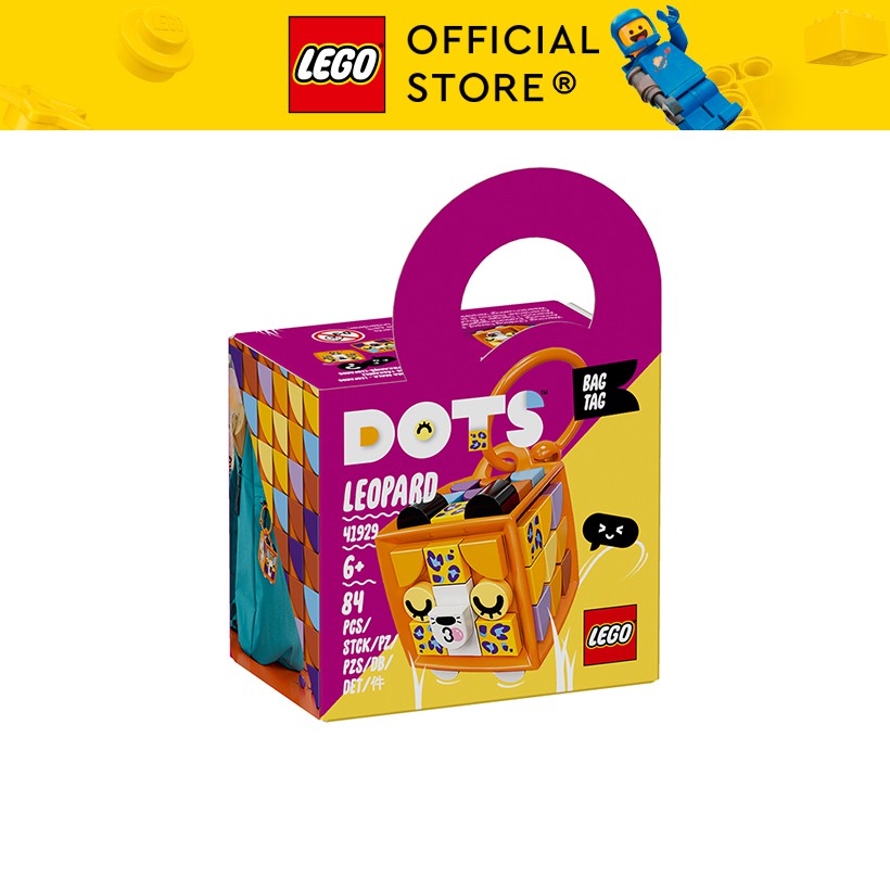 LEGO DOTS 41929 Phụ Kiện Móc Khóa Báo Đốm ( 84 Chi tiết)