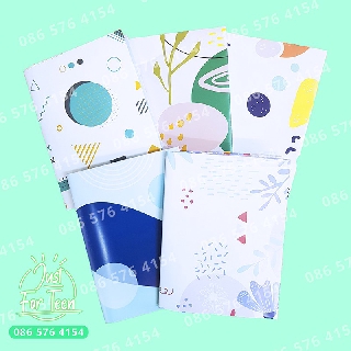 CHO NỮ - Set 5 bọc vở học sinh họa tiết dễ thương simple - bao tập minimal đáng yêu