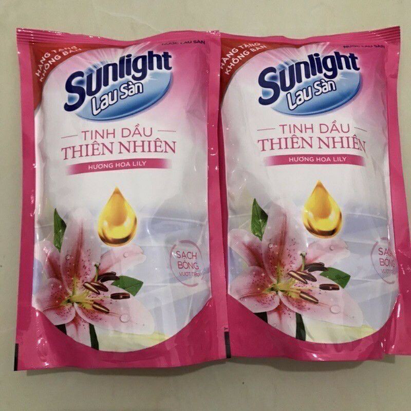 Nước lau sàn Sunlight hương hoa túi 550ml