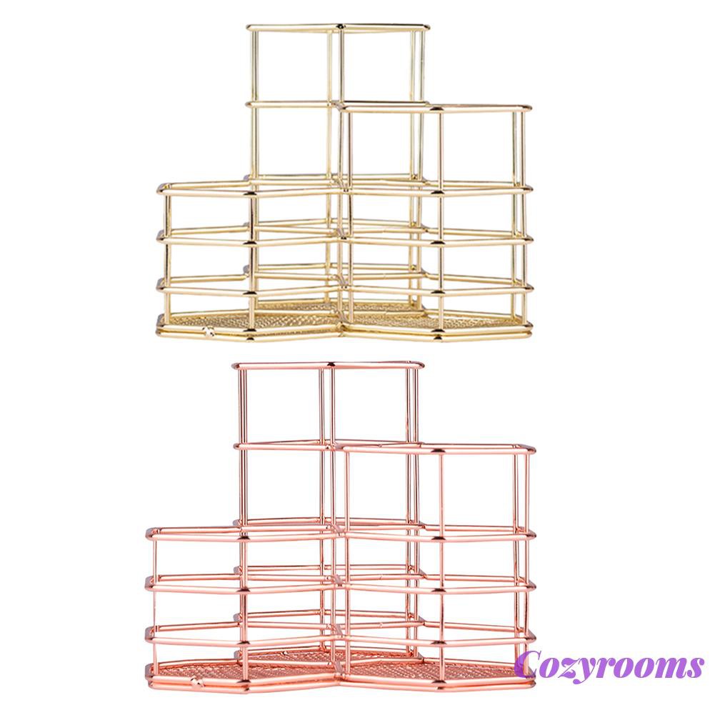 Giá Đựng Cọ Trang Điểm Hình Lục Giác