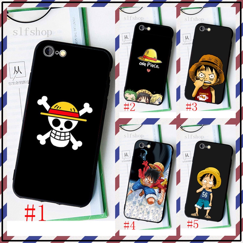 Ốp Điện Thoại Bằng Nhựa Mềm Viền Đen Hình One piece Monkey D Luffy Cho Xiaomi mi Redmi 5 Plus 6 Note MIX MAX 2 3 F1