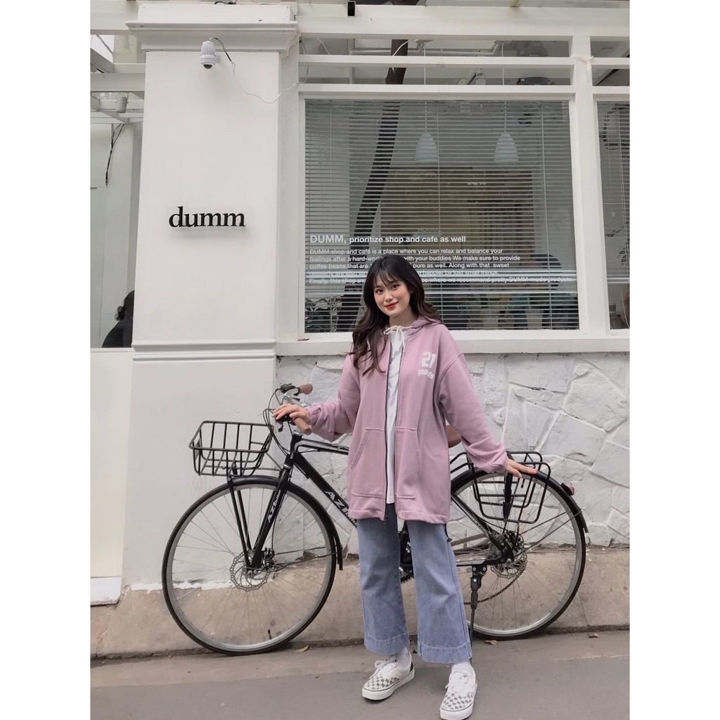 Áo Hoodie zip nỉ 21pounds