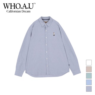 Áo sơ mi WHOAU WHYWC2111U Steve vải Oxford