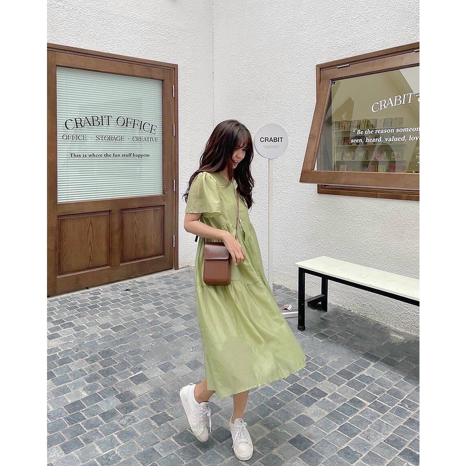 VÁY BABYDOLL XANH BƠ CHO CÔ NÀNG MỘNG MƠ