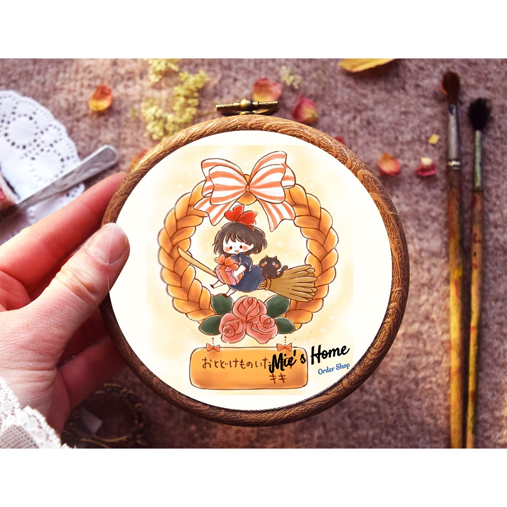 Bộ kit tập thêu dành cho bé hoạt hình mẫu dễ thương  tranh thê dễ làm cho bé- mie handmade