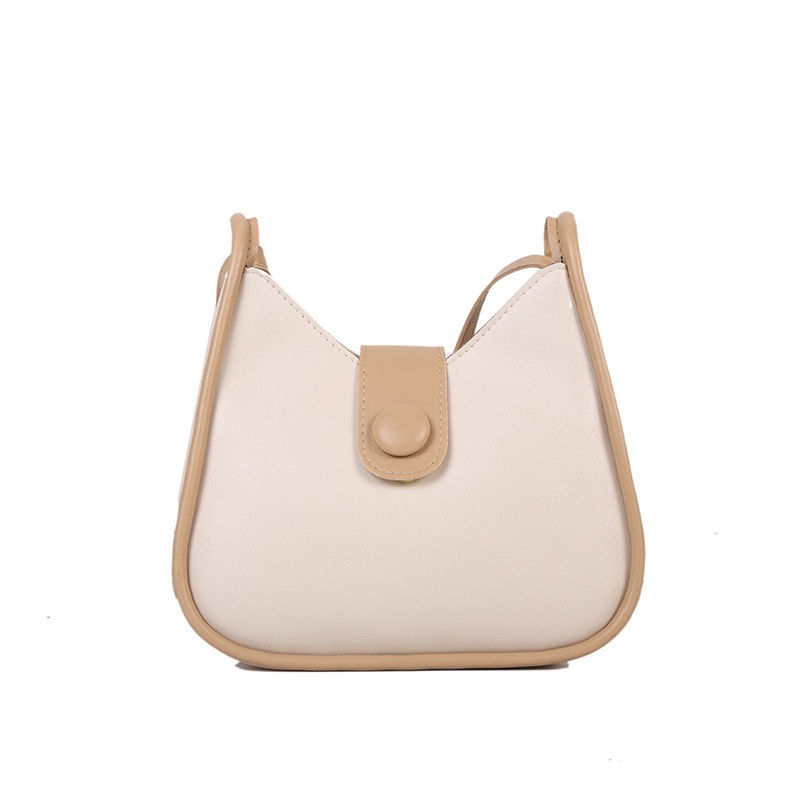 Túi Đeo Chéo Màu Trơn Phong Cách Phương Tây Thời Trang Mùa Xuân 2022 Dành Cho Nữ