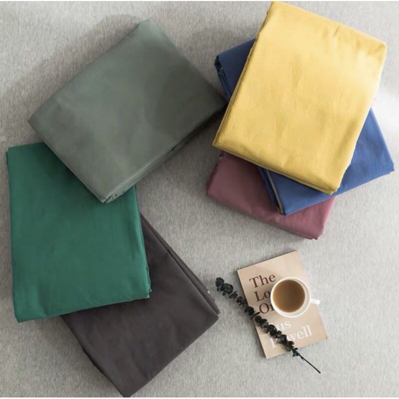 Vỏ gối nằm COTTON TICI - cotton hoạt tính đơn sắc | BigBuy360 - bigbuy360.vn