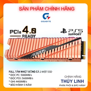 Ổ cứng SSD Gigabyte AORUS PCIe Gen4 x4 5000MB/s – Dung lượng 1TB 2TB – M.2 2280 NVMe [ASM2NE6200TTTD][ASM2NE6100TTTD ]