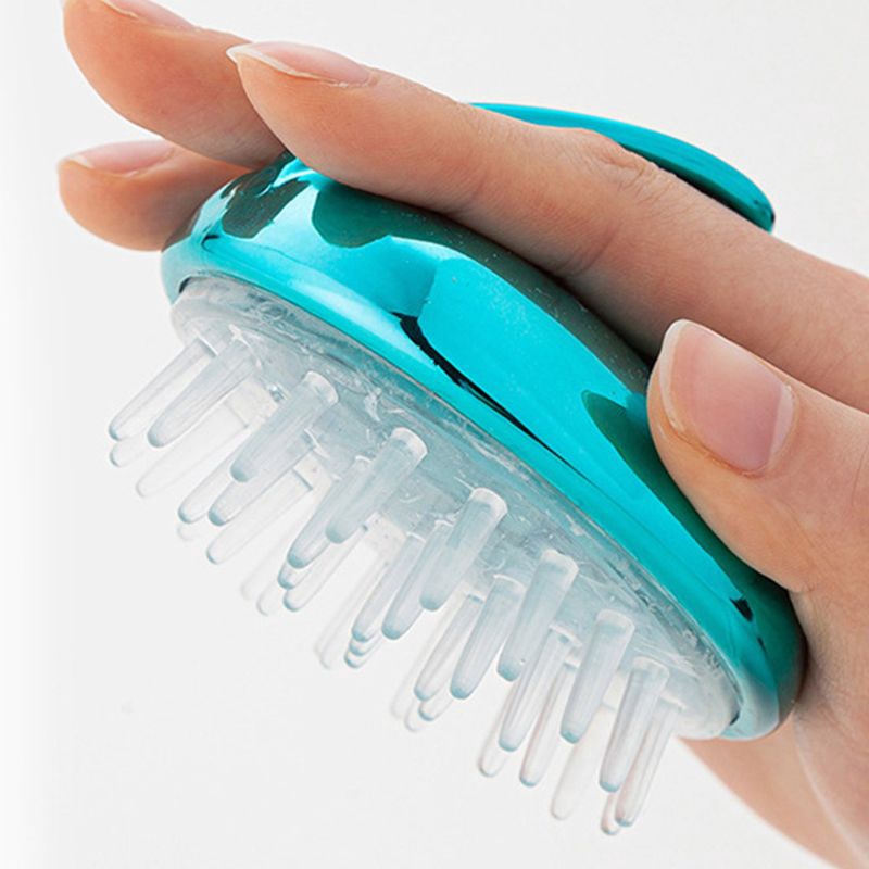 ♡♡ Silicone Shampoo Scalp Shower Washing Hair Growth Massager Brush Comb Unisex