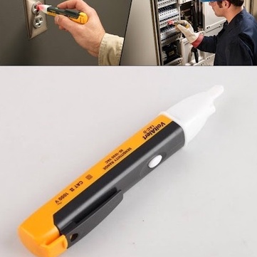 Bút thử điện âm tường cảm ứng thông minh không chạm tiếp xúc IAC-D dùng pin, bút dò điện thông mạch xuyên tường đa năng