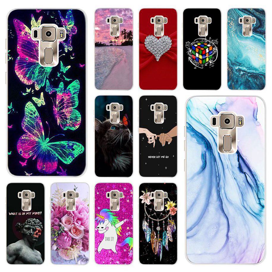 Ốp Lưng Tpu Mềm In Hình Bướm Thời Trang Cho Asus Zenfone 3 Ze520Kl Z017Db Z017D Z017Da Ze 520kl