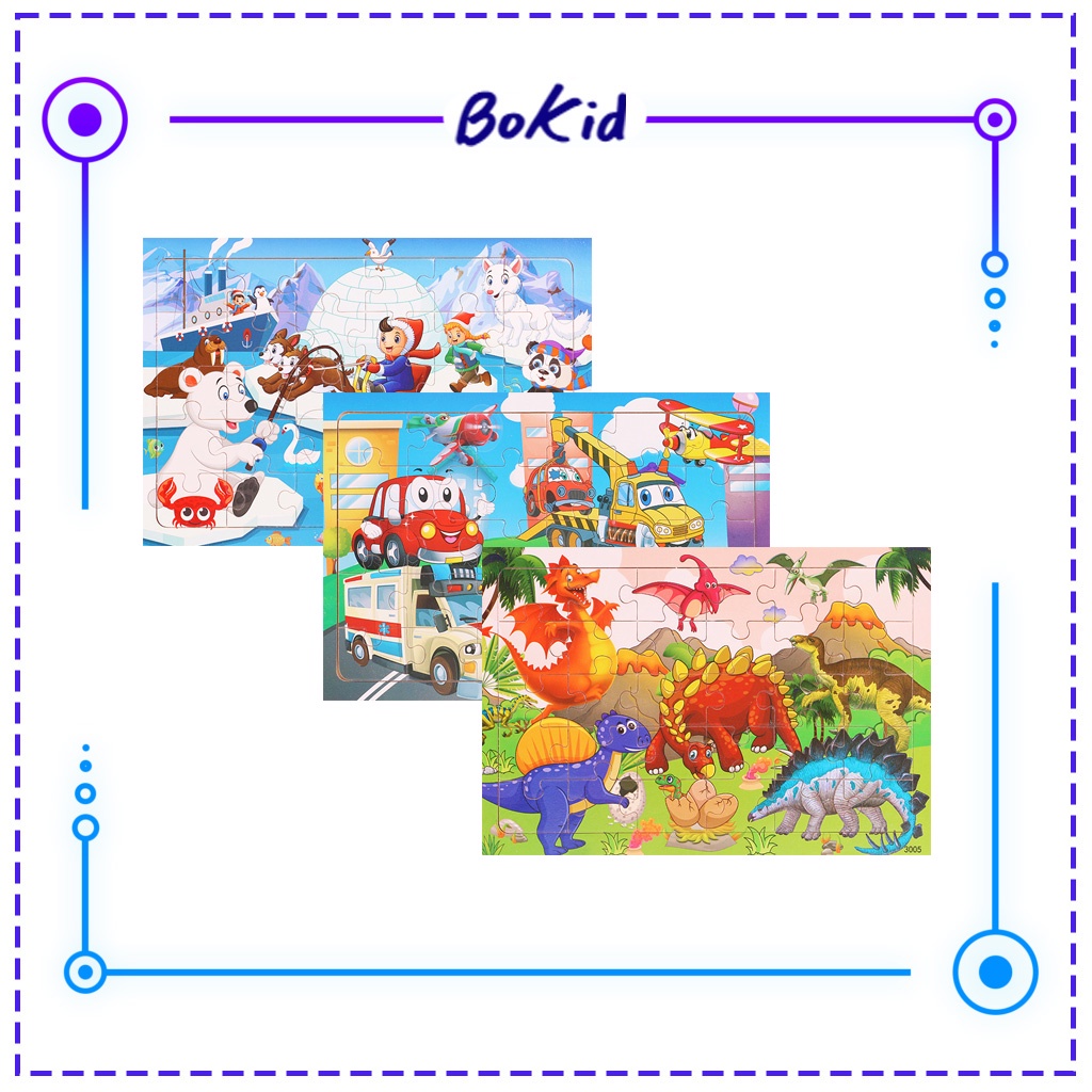 Đồ chơi thông minh - tranh ghép hình 30 mảnh bằng gỗ cho bé từ 3-6 tuổi phát triển tư duy