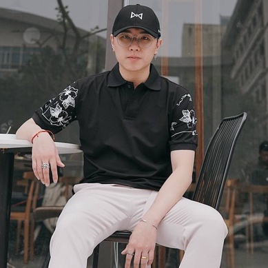Áo polo nam cổ bẻ bigsize MALTRIK hoa văn cổ tay chất liệu cotton thoáng mát dành cho người béo có size to đến 130kg