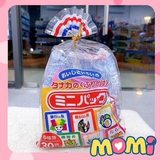 Gia vị rắc cơm nội địa Nhật Tanaka cho bé ăn dặm 6 vị gồm 30 gói nhỏ Momibaby