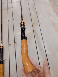 Cần lure 2 ngọn đặc 1m8 và 1m98