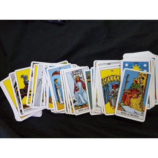 Combo Bộ Bài Tarot Bói Smith Waite Tarot Cao Cấp và Khăn Trải Bàn Cao Cấp