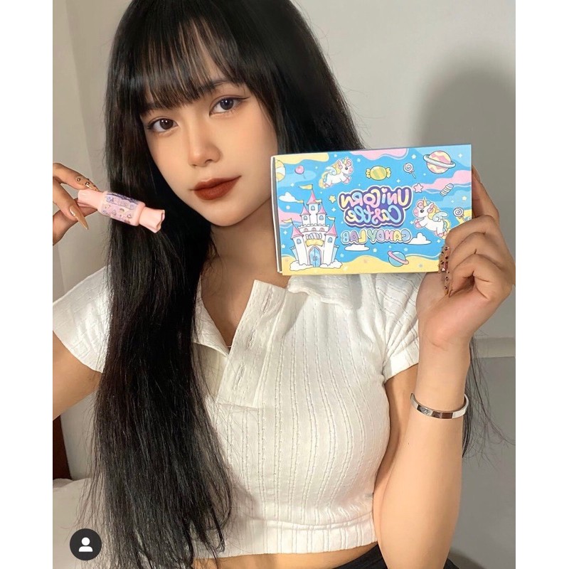 [Set 2C Tặng Gương] Son Kem Lì Mềm Mịn Mướt Môi Candy Lab By Unicorn Castle