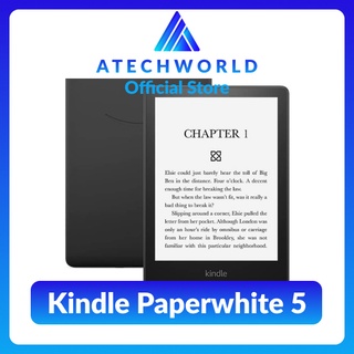 Máy Đọc Sách Kindle Paperwhite 5 Thế Hệ 11 2021 Đèn Nền Vàng – Màn Hình 6.8 Inch Hỗ Trợ Chống Nước – Hàng Chính Hãng