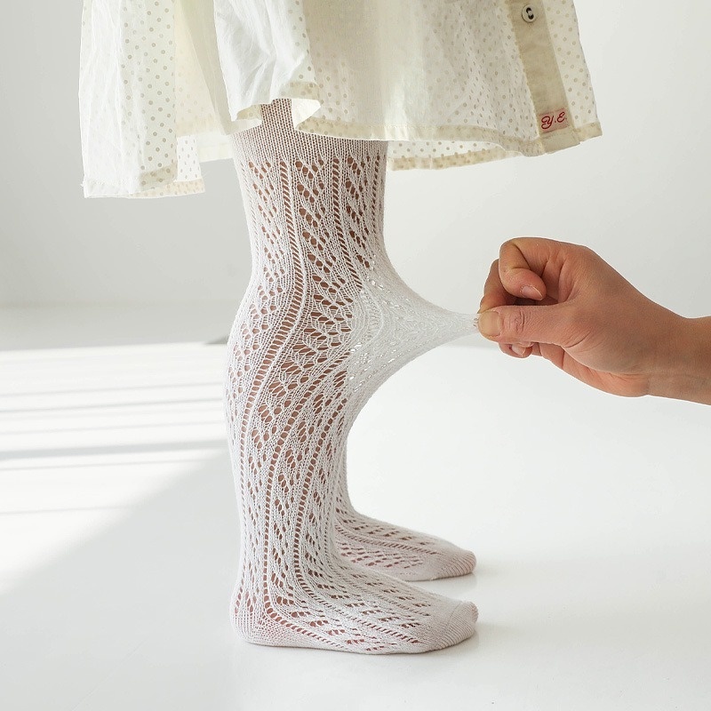 Quần Tất Cotton Họa Tiết Dễ Thương Cho Bé Gái