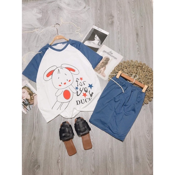 Bộ đùi jaclang thỏ xanh TC6