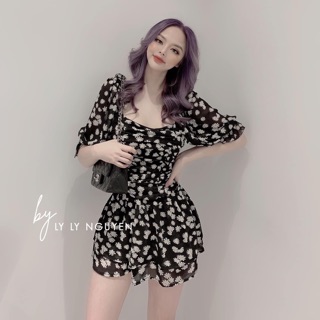 Jumsuit Hoa Cúc