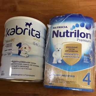 Combo Kabrita 1+Nutrilon 4 800g