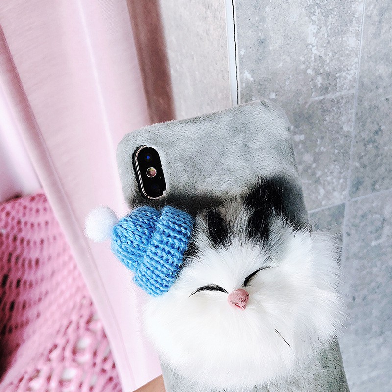 Ốp Iphone Mèo mũ 6/6s,6Plus/6sPlus,7/8,7Plus/8Plus,X/Xs,XsMax