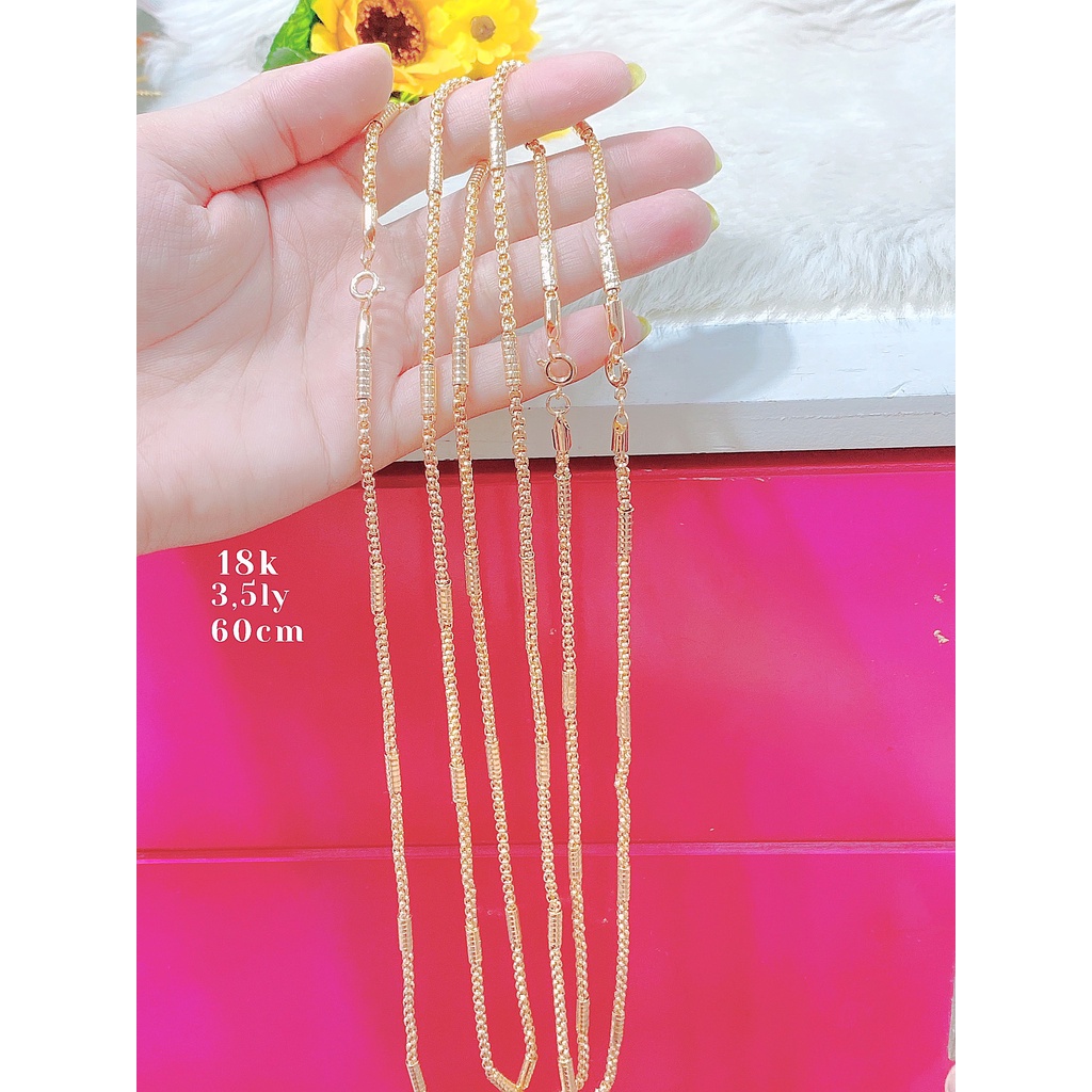 UHA  - Dây chuyền nam mạ vàng 18K cao cấp (giá tốt nhất) DC55