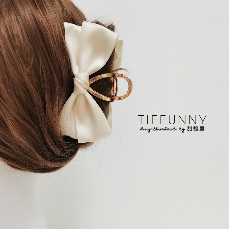 Kẹp Tóc Nơ Sang Trọng Thời Trang Thu Đông Mới 2021