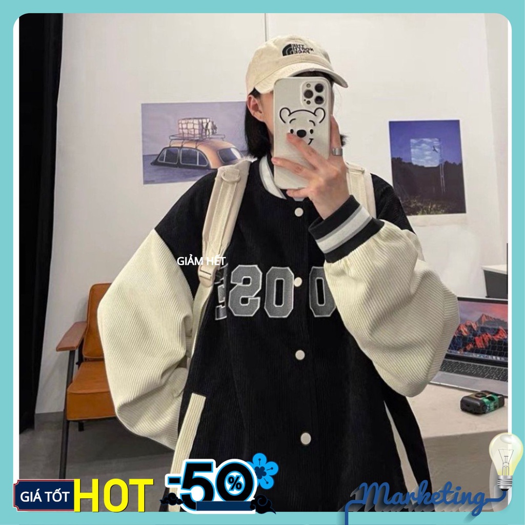 Áo khoác nỉ bomber nam nữ choose,Áo sweater hoodie nam nữ from rộng