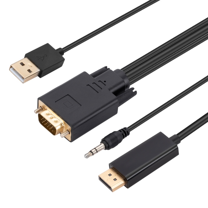 Cáp Chuyển Đổi 1080P Hỗ Trợ Cổng VGA Sang Đầu Đực Tiện Dụng