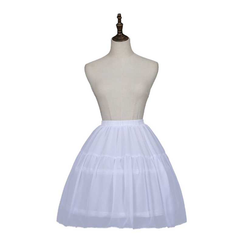 Ivy Váy Dưới Băng Cài Đầu Petticoat Màu Trắng Cho Nữ
