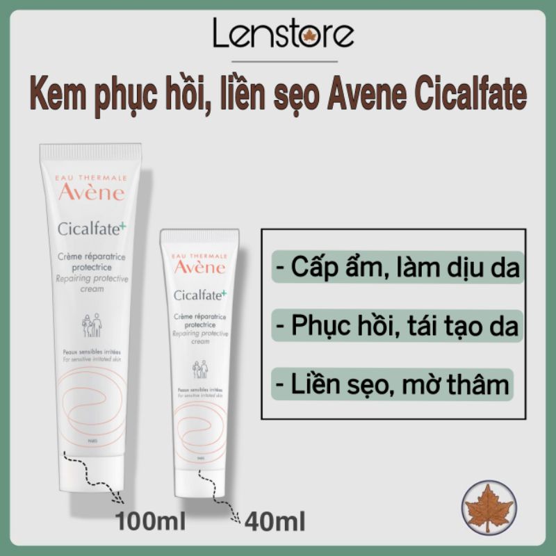 Kem dưỡng ẩm, phục hồi da, làm sẹo Avene Cicalfate